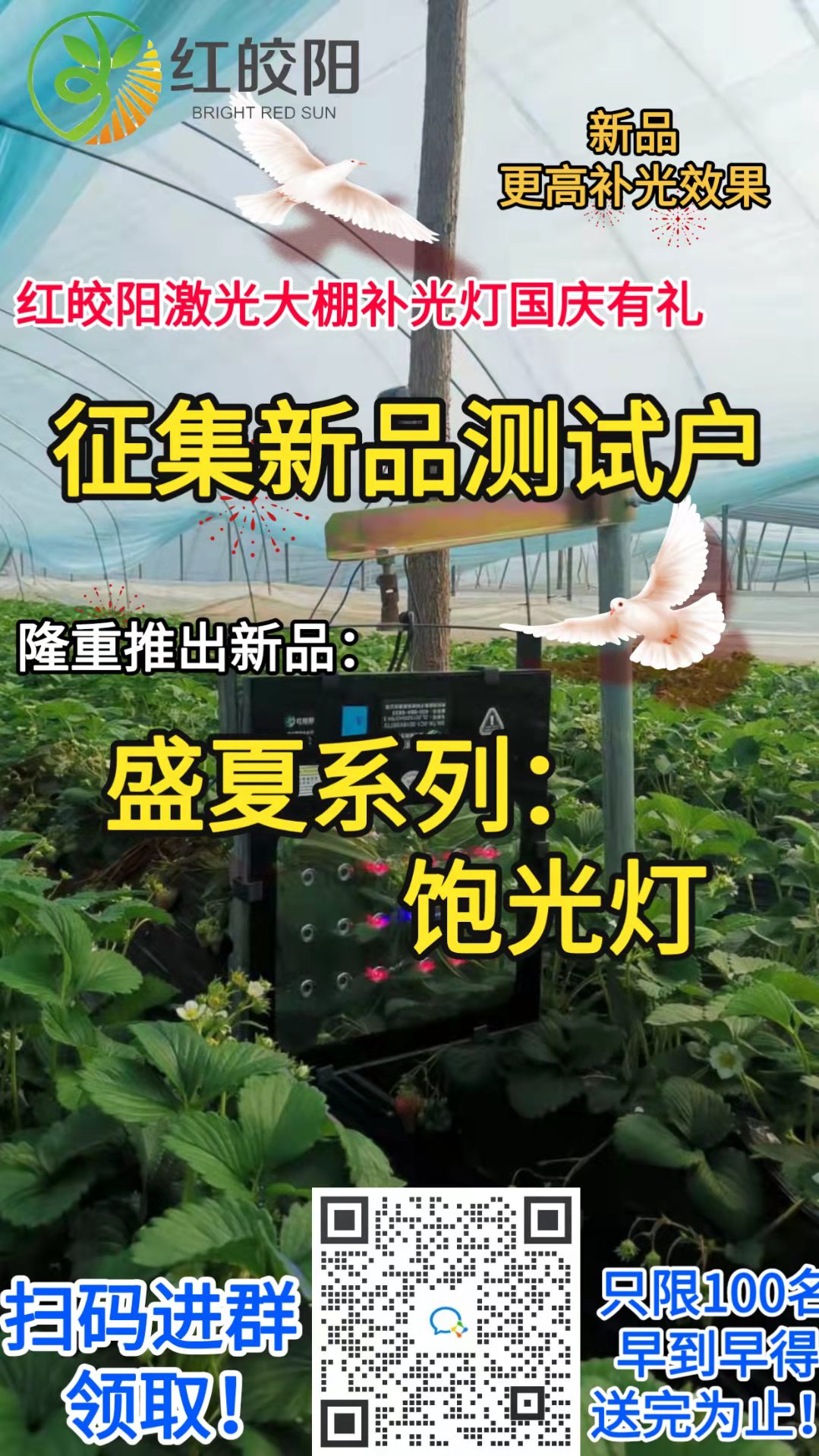大棚植物生长灯使用注意事项